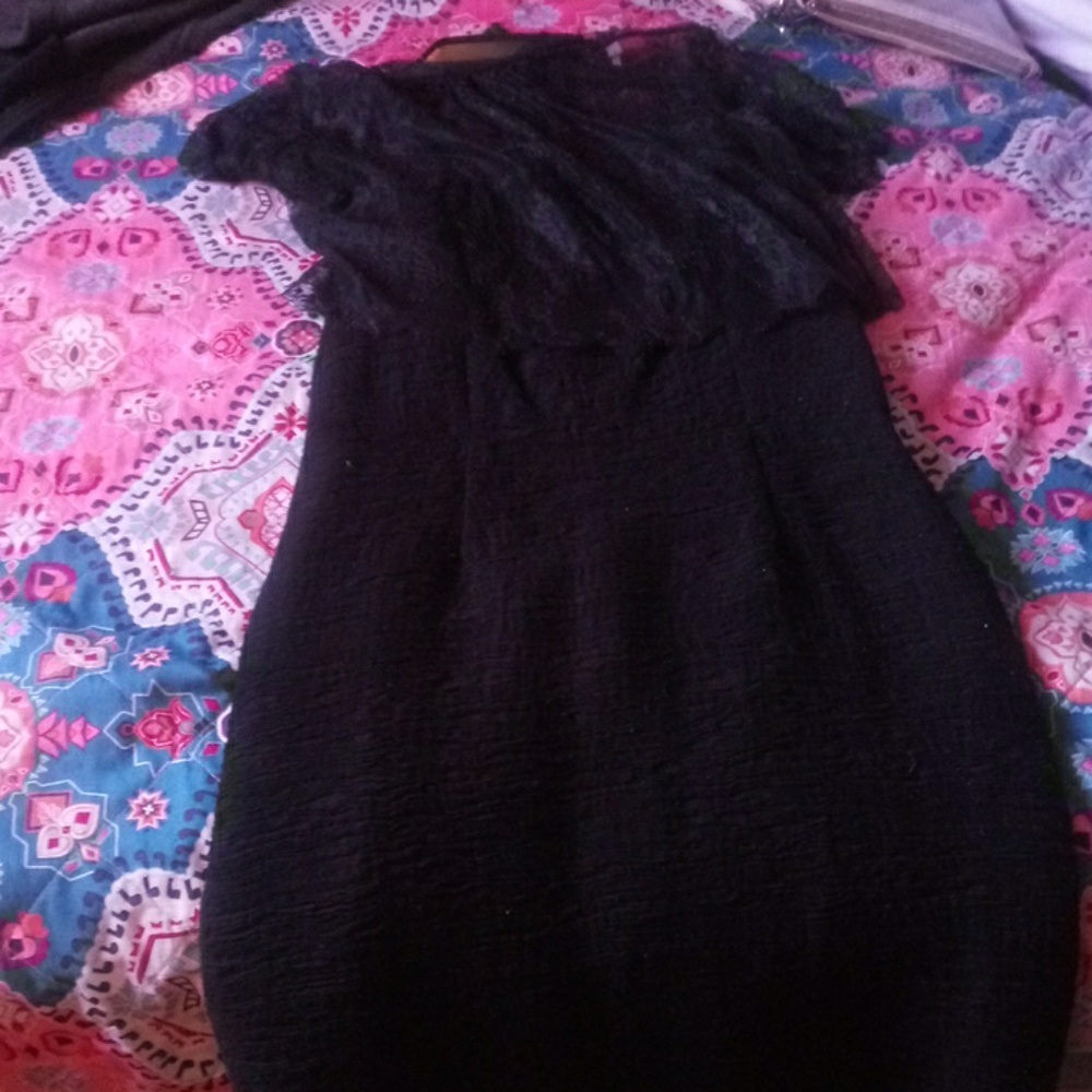 Sandro dress cute tight long lace top